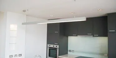 Modern kitchen lighting installed by a Best Forsyth domestic electrician in Hawke's Bay